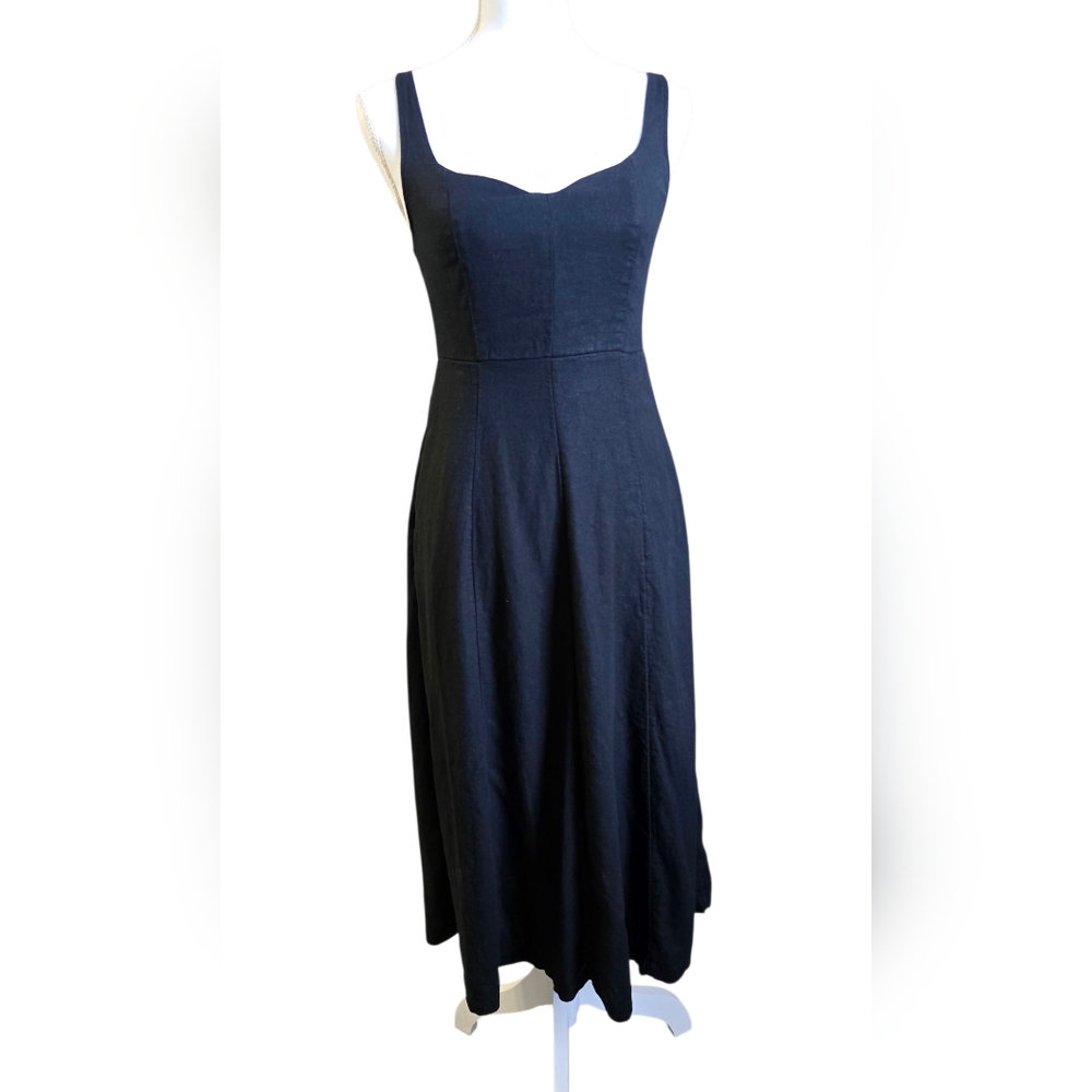 Old Navy Blue Sheath Halter Midi Dress